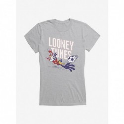 Exclusive Looney Tunes Daffy Duck Soccer Girls T-Shirt $7.37 T-Shirts