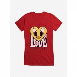 Flash Deal Looney Tunes Tweety Love Yourself Girls T-Shirt $7.57 T-Shirts