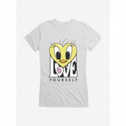 Flash Deal Looney Tunes Tweety Love Yourself Girls T-Shirt $7.57 T-Shirts