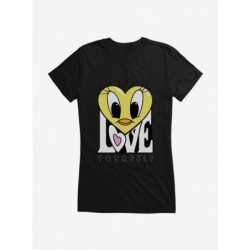 Flash Deal Looney Tunes Tweety Love Yourself Girls T-Shirt $7.57 T-Shirts