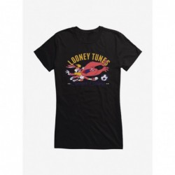 Pre-sale Discount Looney Tunes Soccer Goal Girls T-Shirt $7.37 T-Shirts