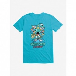 High Quality Looney Tunes Martian Greetings Earthlings T-Shirt $7.46 T-Shirts