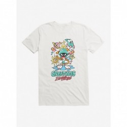 High Quality Looney Tunes Martian Greetings Earthlings T-Shirt $7.46 T-Shirts