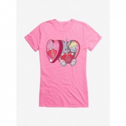 Value for Money Looney Tunes Kinda Cute Valentine Bugs Bunny Girls T-Shirt $7.37 T-Shirts