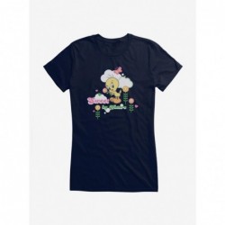 Huge Discount Looney Tunes Tweety Bird Sweet By Nature Girls T-Shirt $7.17 T-Shirts