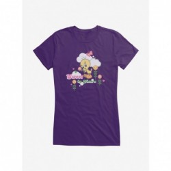 Huge Discount Looney Tunes Tweety Bird Sweet By Nature Girls T-Shirt $7.17 T-Shirts