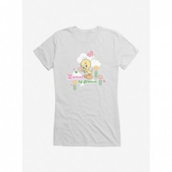 Huge Discount Looney Tunes Tweety Bird Sweet By Nature Girls T-Shirt $7.17 T-Shirts