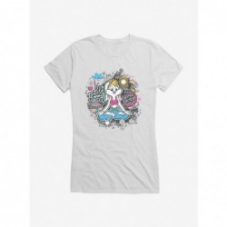 Big Sale Looney Tunes Lola Bunny Yoga Doodle Girls T-Shirt $7.17 T-Shirts