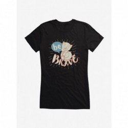 New Arrival Looney Tunes Porky Pig Be Brave Girls T-Shirt $7.97 T-Shirts