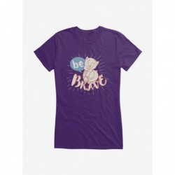 New Arrival Looney Tunes Porky Pig Be Brave Girls T-Shirt $7.97 T-Shirts