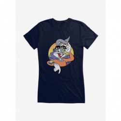 Unique Looney Tunes Vibrant Bugs Bunny Girls T-Shirt $6.37 T-Shirts