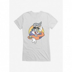 Unique Looney Tunes Vibrant Bugs Bunny Girls T-Shirt $6.37 T-Shirts