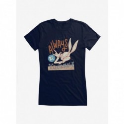 Best Deal Looney Tunes Bugs Bunny Be Yourself Girls T-Shirt $8.17 T-Shirts