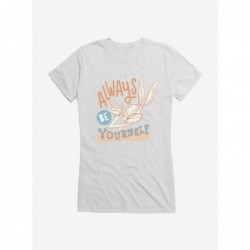 Best Deal Looney Tunes Bugs Bunny Be Yourself Girls T-Shirt $8.17 T-Shirts