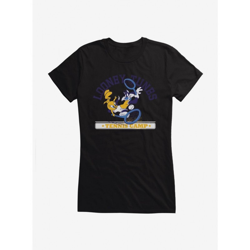 Clearance Looney Tunes Tennis Dual Tweety Girls T-Shirt $6.57 T-Shirts