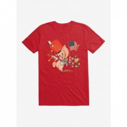 Wholesale Looney Tunes Marching Porky Pig T-Shirt $8.41 T-Shirts