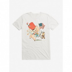 Wholesale Looney Tunes Marching Porky Pig T-Shirt $8.41 T-Shirts