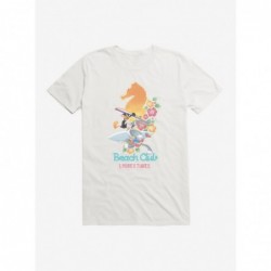 Exclusive Price Looney Tunes Daffy Bugs Beach Club T-Shirt $8.03 T-Shirts