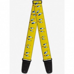 Unique Looney Tunes Tweety Bird Expressions Guitar Strap $8.22 Guitar Straps