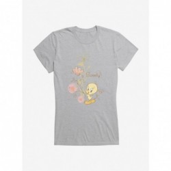 New Arrival Looney Tunes Tweety Bird Springtime Girls T-Shirt $8.96 T-Shirts