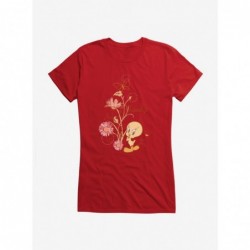 New Arrival Looney Tunes Tweety Bird Springtime Girls T-Shirt $8.96 T-Shirts