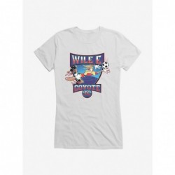 Festival Price Looney Tunes Wile E Coyote Football Club Girls T-Shirt $8.76 T-Shirts