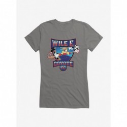 Festival Price Looney Tunes Wile E Coyote Football Club Girls T-Shirt $8.76 T-Shirts