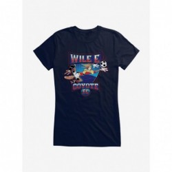 Festival Price Looney Tunes Wile E Coyote Football Club Girls T-Shirt $8.76 T-Shirts