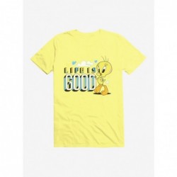 Clearance Looney Tunes Tweety Life Is Good T-Shirt $7.84 T-Shirts