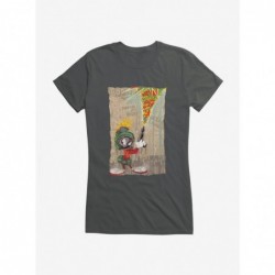 New Arrival Looney Tunes Marvin The Martian Mania Girls T-Shirt $7.37 T-Shirts