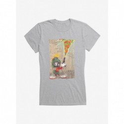 New Arrival Looney Tunes Marvin The Martian Mania Girls T-Shirt $7.37 T-Shirts