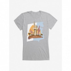 Huge Discount Looney Tunes Wile E. Coyote Defeat Girls T-Shirt $7.57 T-Shirts