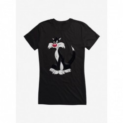 Best Deal Looney Tunes Sylvester Grin Girls T-Shirt $7.17 T-Shirts