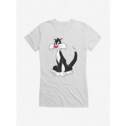 Best Deal Looney Tunes Sylvester Grin Girls T-Shirt $7.17 T-Shirts