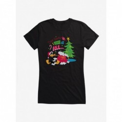 Crazy Deals Looney Tunes Holiday I Want It All Girls T-Shirt $9.36 T-Shirts