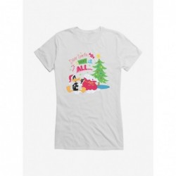 Crazy Deals Looney Tunes Holiday I Want It All Girls T-Shirt $9.36 T-Shirts