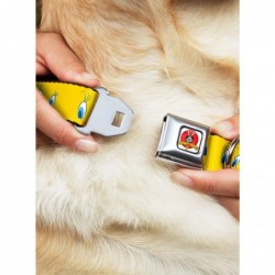 Pre-sale Discount Looney Tunes Tweety Bird Expressions 2 Seatbelt Buckle Dog Collar $11.95 Pet Collars