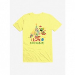 Pre-sale Discount Looney Tunes Holiday I Love Christmas T-Shirt $7.84 T-Shirts