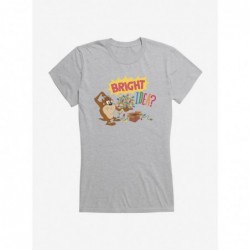 Cheap Sale Looney Tunes Holiday Bright Idea Girls T-Shirt $7.77 T-Shirts