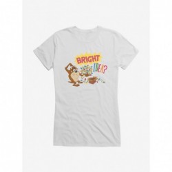 Cheap Sale Looney Tunes Holiday Bright Idea Girls T-Shirt $7.77 T-Shirts