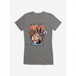 Limited Time Special Looney Tunes Tasmanian Devil Football Girls T-Shirt $7.97 T-Shirts