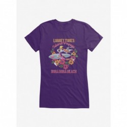 Seasonal Sale Looney Tunes Bugs Bunny Island Voyage Girls T-Shirt $6.77 T-Shirts