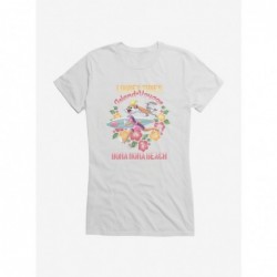 Seasonal Sale Looney Tunes Bugs Bunny Island Voyage Girls T-Shirt $6.77 T-Shirts