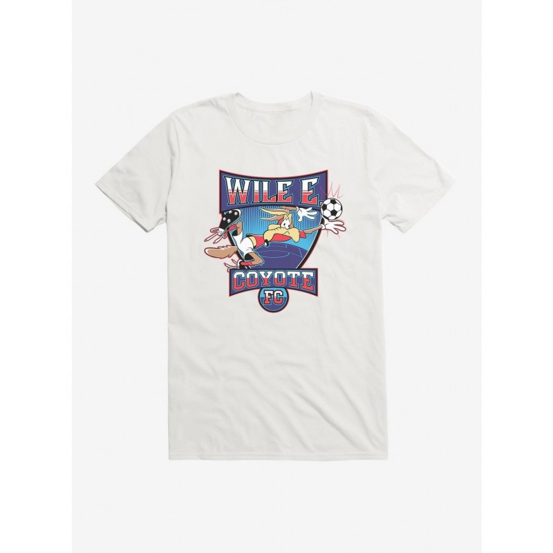 Low Price Looney Tunes Wile E Coyote Football Club T-Shirt $9.37 T-Shirts