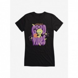 Big Sale Looney Tunes Sunshine & Good Vibes Girls T-Shirt $9.96 T-Shirts