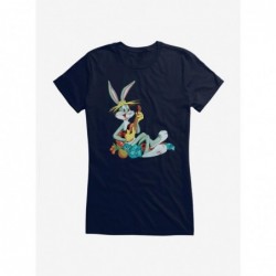 Bestselling Looney Tunes Bugs Bunny Living His Best Life Girls T-Shirt $6.37 T-Shirts