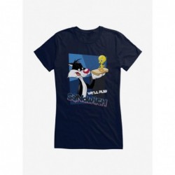 Pre-sale Discount Looney Tunes Sylvester Tweety Play Sandwich Girls T-Shirt $9.16 T-Shirts