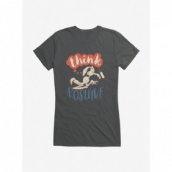 Bestselling Looney Tunes Think Positive Girls T-Shirt $6.77 T-Shirts