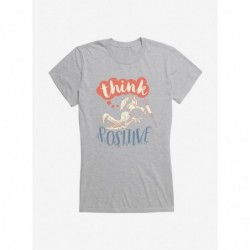 Bestselling Looney Tunes Think Positive Girls T-Shirt $6.77 T-Shirts