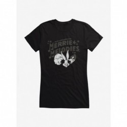 Exclusive Price Looney Tunes Merrie Melodies Bugs Bunny Daffy Elmer Girls T-Shirt $6.18 T-Shirts